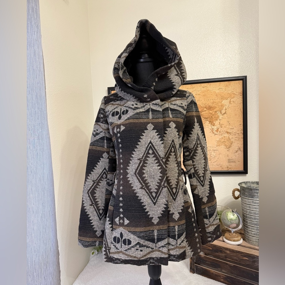 Paris Blues Y2K wool blend hooded jacket size small
